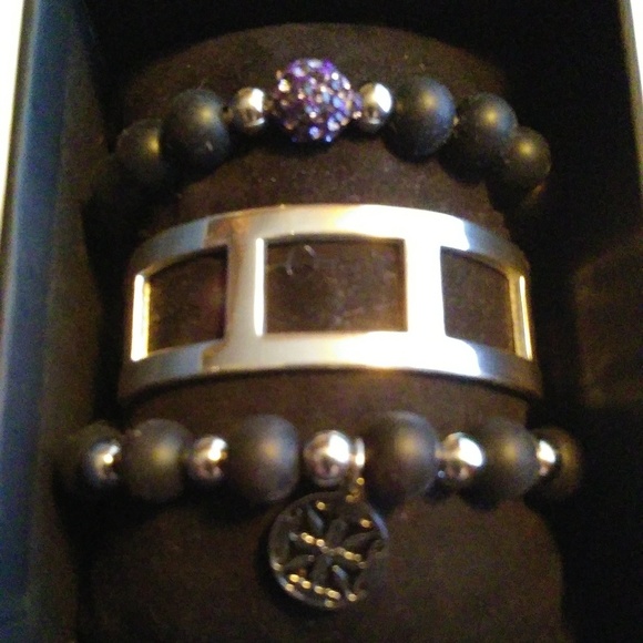 Rustic Cuff bracelet set, nwot - Picture 2 of 2